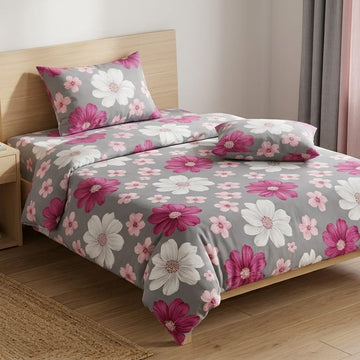 Premium Quality Cotton Single Bedsheet