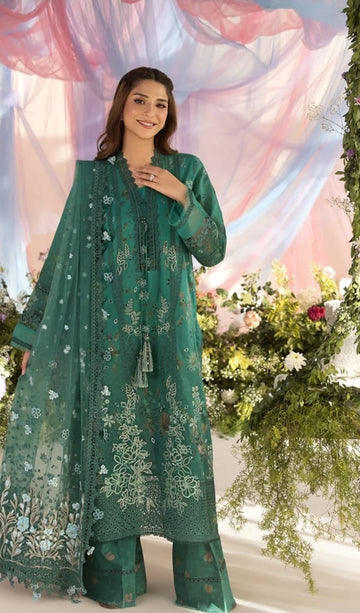 Premium 3 piece unstitched embroided lawn