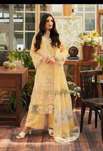 Premium 3 piece unstitched embroided lawn
