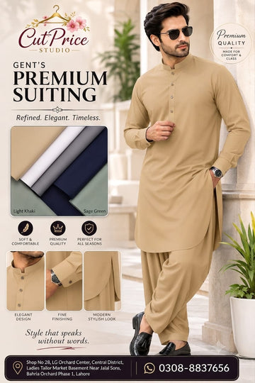 Gents unstitched suit imported stuff