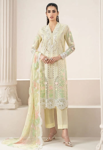 3 Piece unstiched embroided lawn