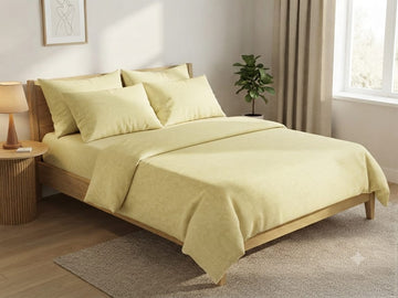 Premium cotton silk bed sheets